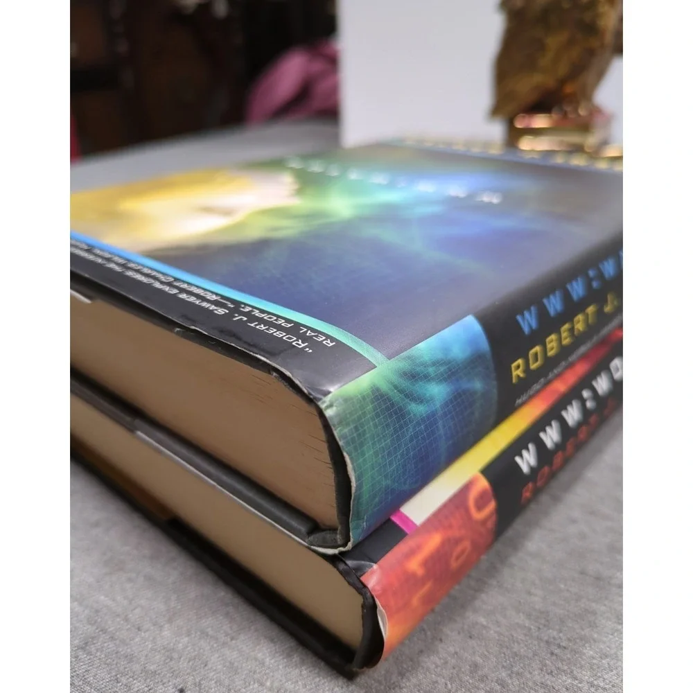 Robert J. Sawyer Watch & Wonder (WWW Trilogy Books 2-3) First Edition Hardcovers